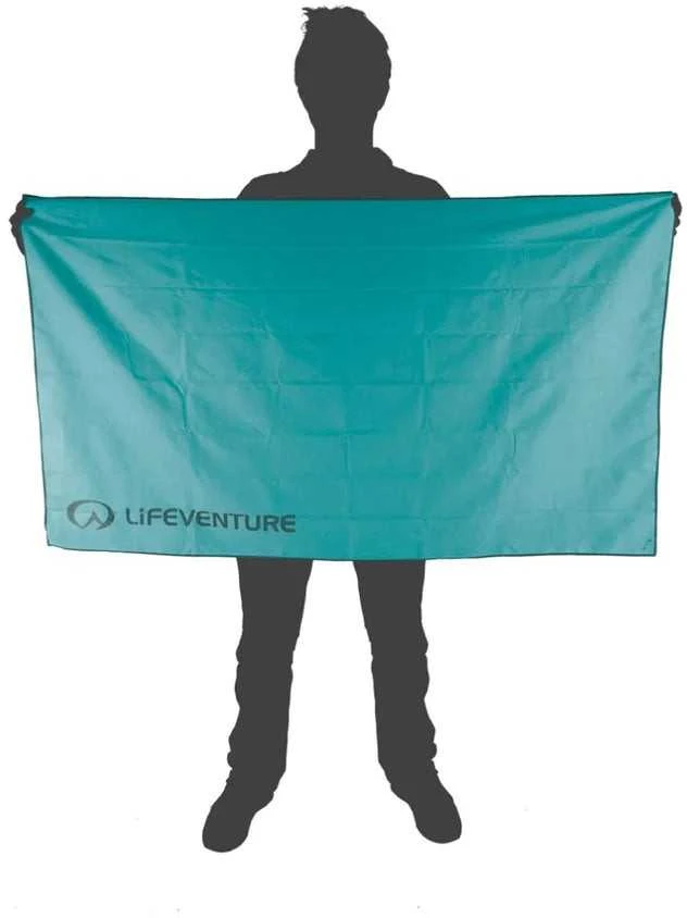 Kelioninis rankšluostis Lifeventure Soft Fibre Recycled Pilkas XL - XL