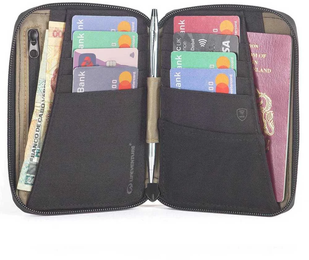 Kinija Lifeventure X-Pac RFiD Mini Travel Wallet piniginė