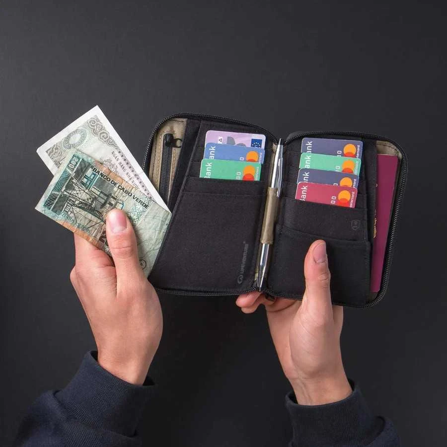 Kinija Lifeventure X-Pac RFiD Mini Travel Wallet piniginė