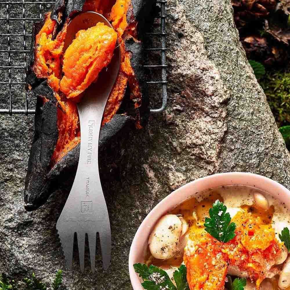 Švedija Light My Fire Spork Titanium
