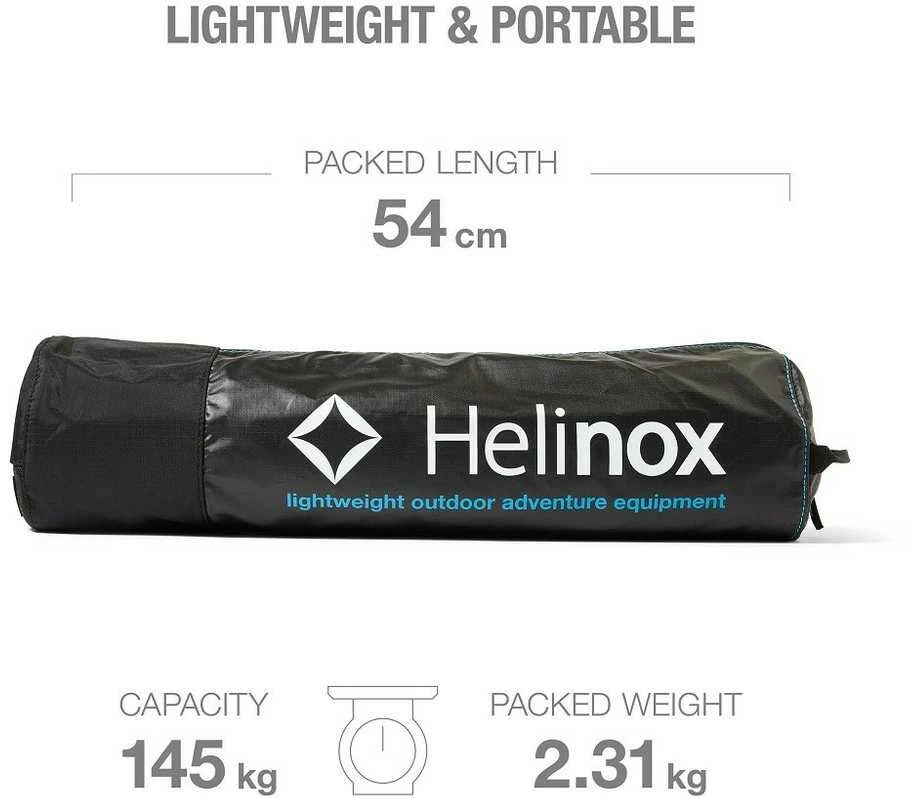 JAV Lova Helinox Cot One Convertible juodas regular