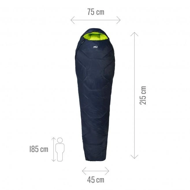 Prancūzija Millet Baikal 1100 Reg miegmaišis - Kairinis