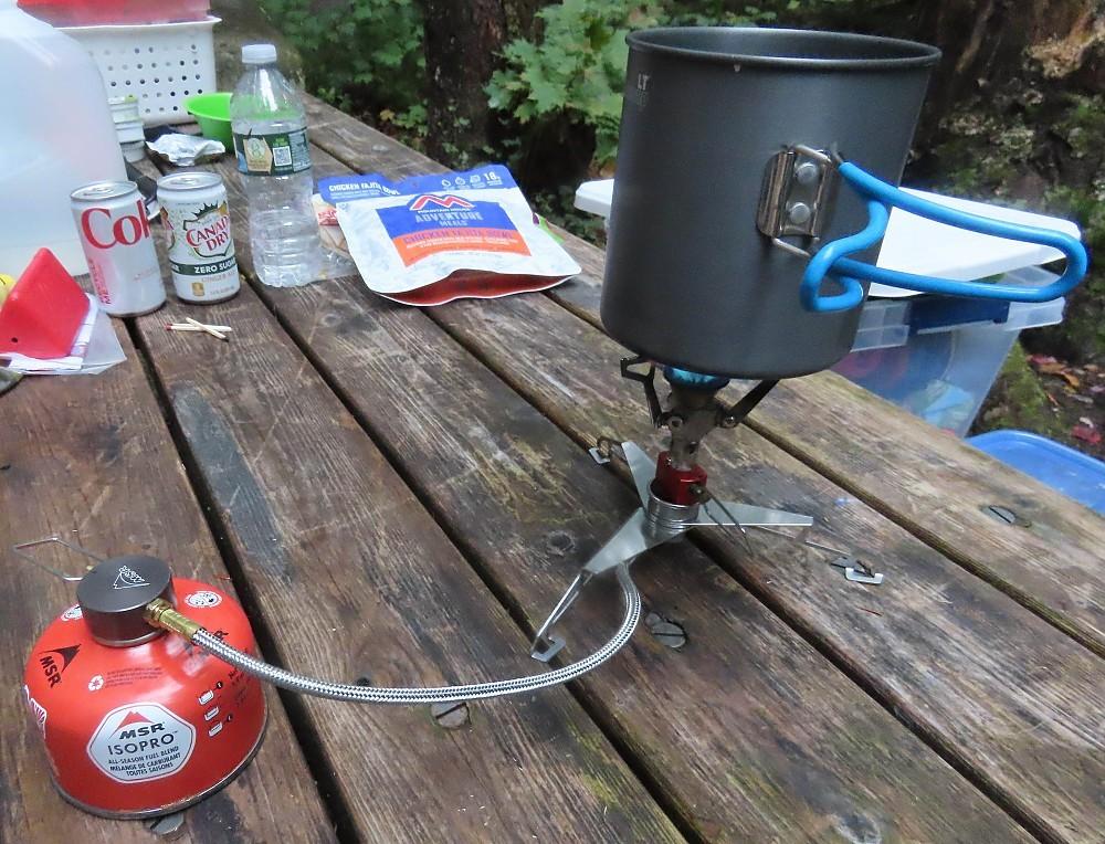 Viryklės adapteris MSR LowDown Remote Stove Adapteris