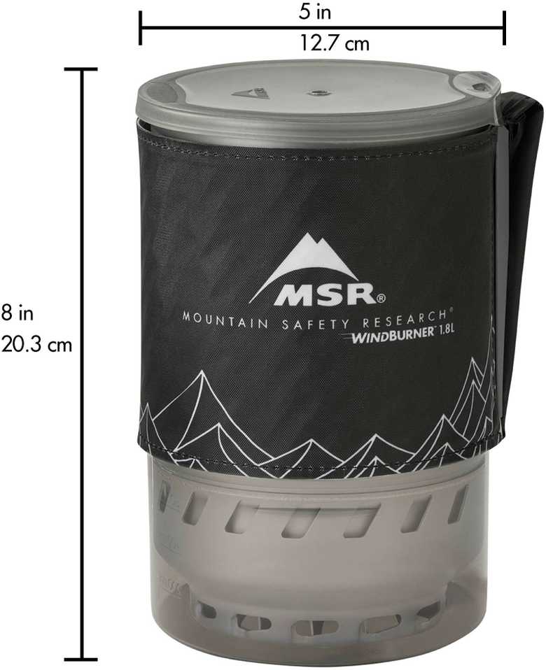 Turistinės viryklės sistema MSR WindBurner Duo Stove System - 1.8L