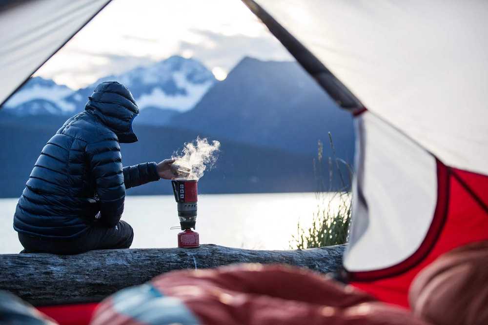 JAV MSR WindBurner Personal Stove System viryklė