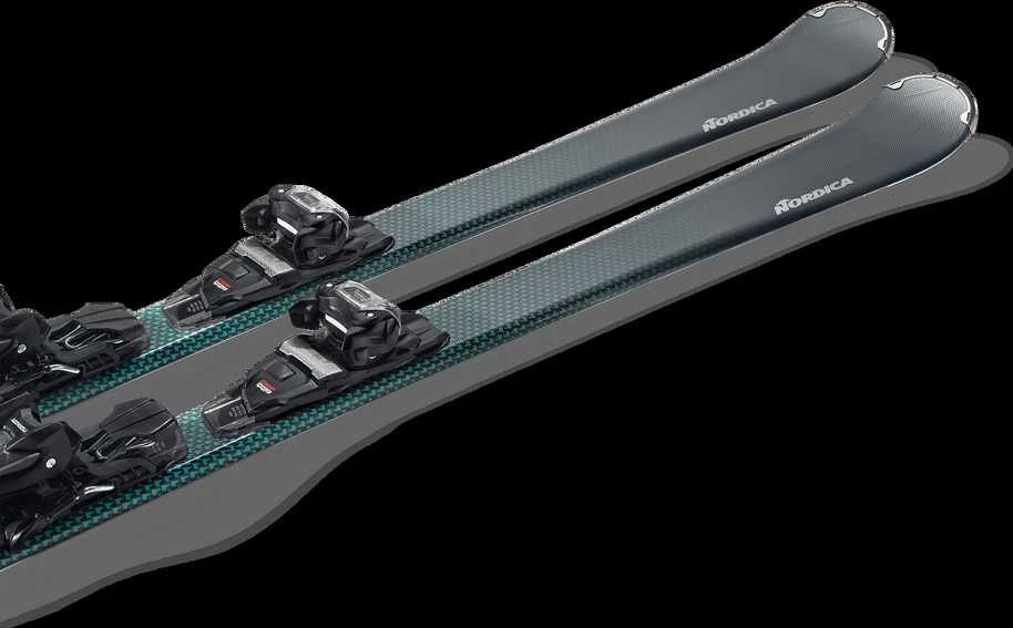 Italija Nordica Belle 73 + TP2 Compact 10 FDT kalnų slidės - 150 cm