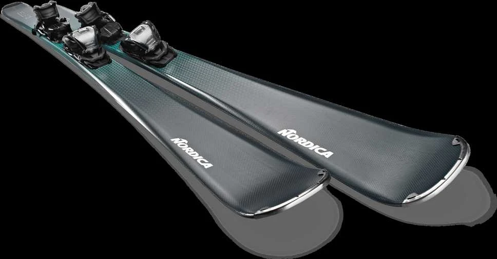 Italija Nordica Belle 73 + TP2 Compact 10 FDT kalnų slidės - 150 cm