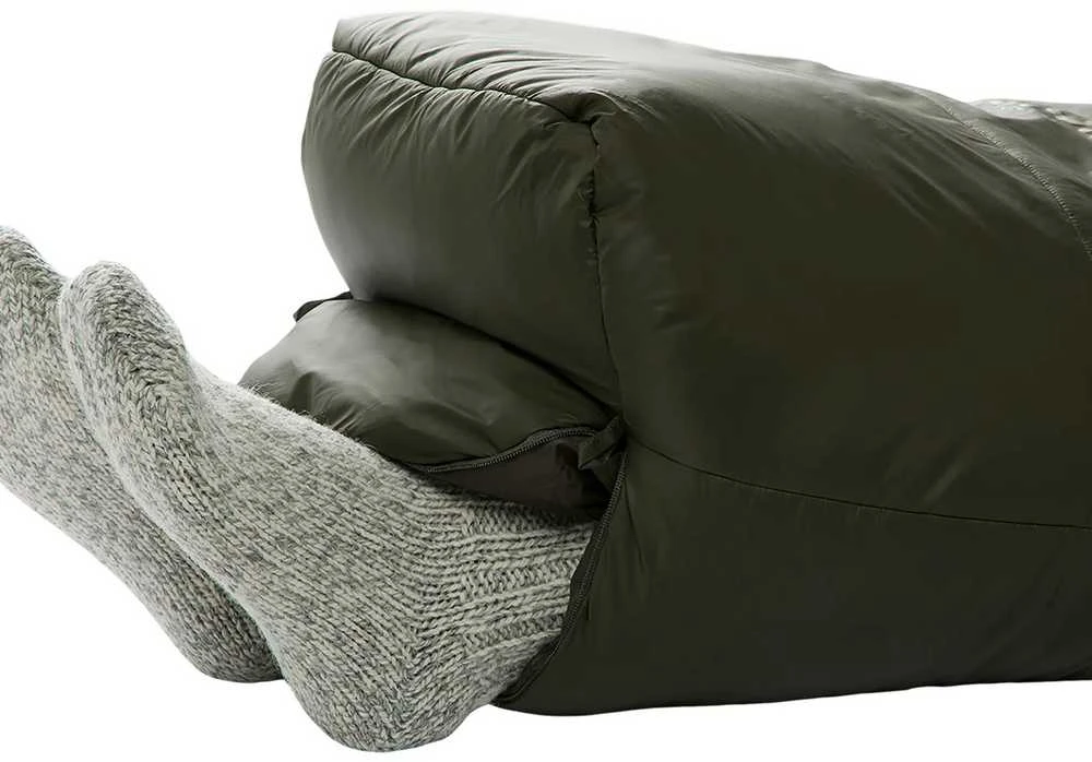 Danija Nordisk Knuth -20C mummy forest night žalias miegmaišis - X Large (220cm)