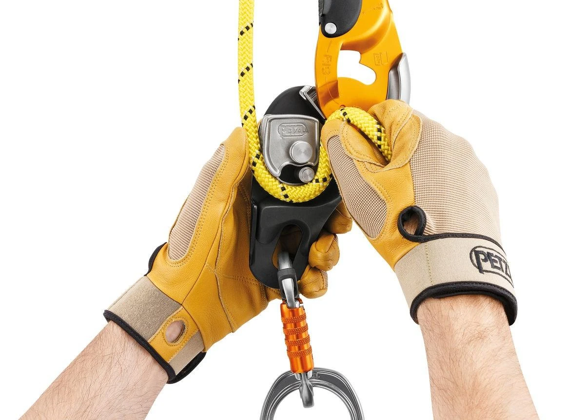 Petzl Rig įrenginys su įvertu darbiniu lynu