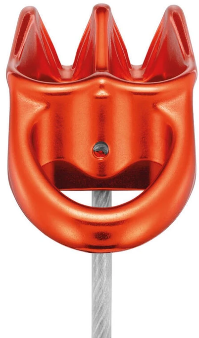 Čekija Petzl Reverso oranžinis nusileidimo :renginys– universalus saugojimo ir nusileidimo įtaisas