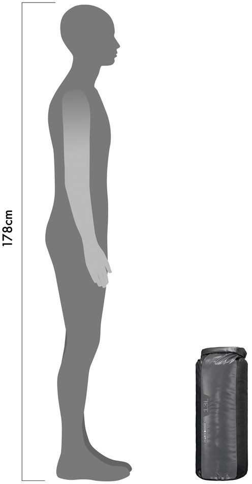 Vokietija Krepšys Ortlieb Dry-Bag Slate - Juodas