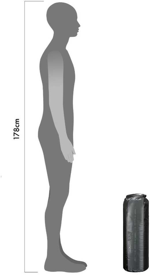 Vokietija Krepšys Ortlieb Dry-Bag Slate - Juodas
