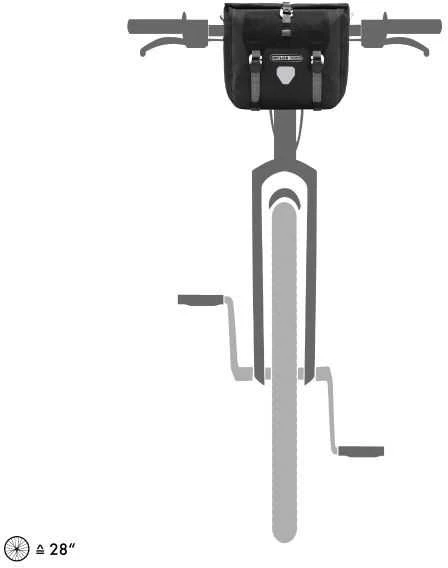 Vokietija ORTLIEB Handlebar Pack Plus 11L vairo krepšys