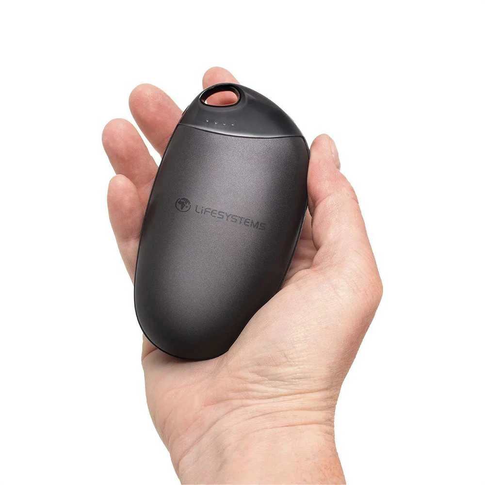 Įkraunamas rankų šildytuvas su įkroviklio funkcija Lifesystems Rechargeable Hand Warmer - Juoda