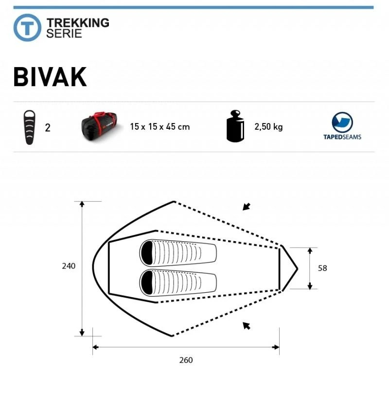 Čekija Palapinė Trimm Bivak