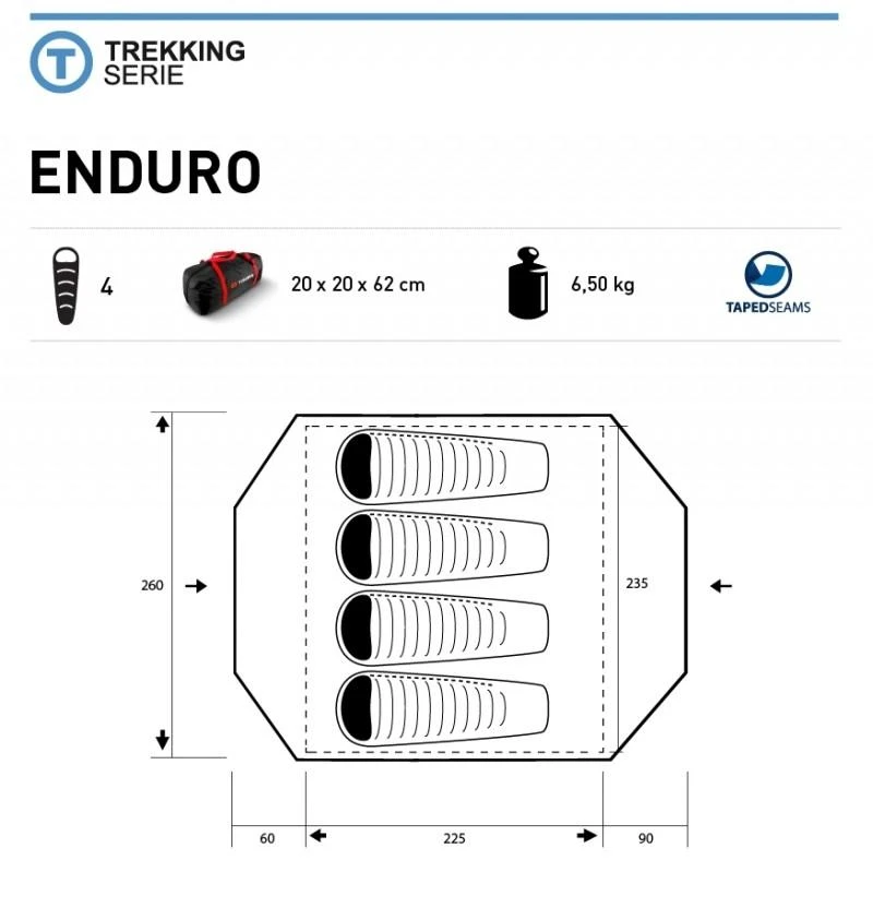 Čekija Palapinė Trimm Enduro