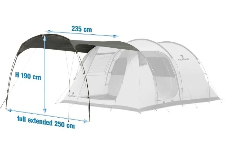 Italija Papildomas prieangis Ferrino Canopy 4 places