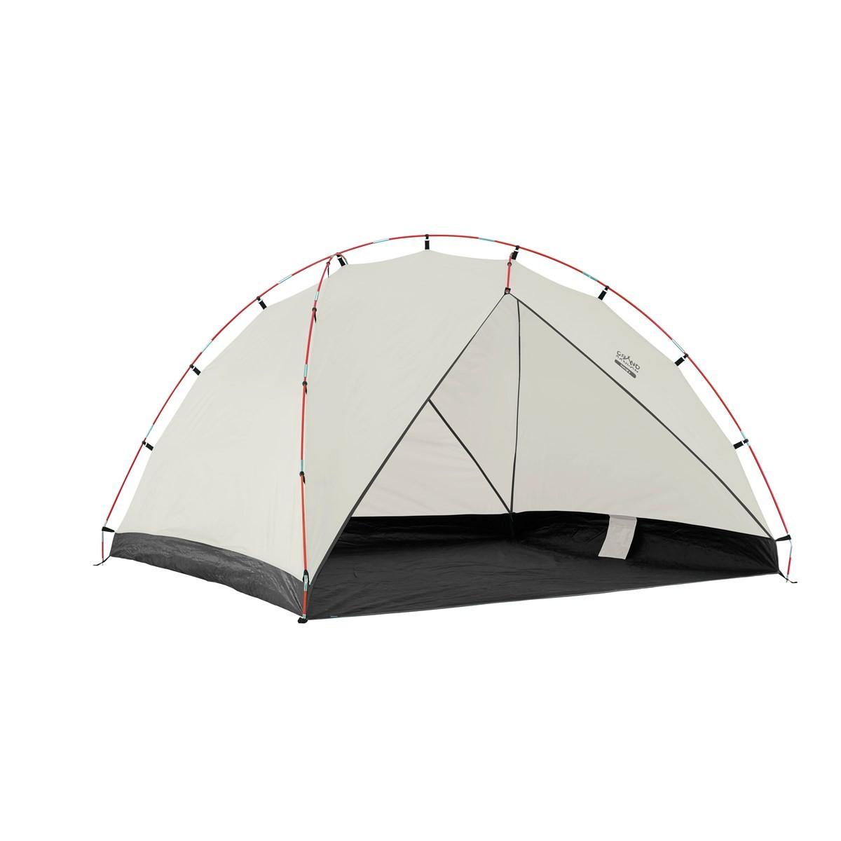 Tente De Plage Grand Canyon Tonto 3 - 210x160 Cm - UV50+, Étanche, Sacs De Lestage - Beige