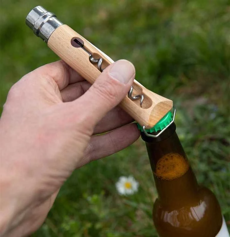 Kišeninis peilis Opinel Nr.10 su vyno atidarytuvu