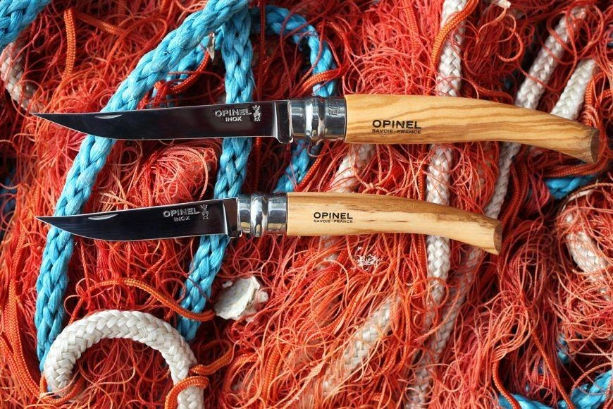 Opinel peilis Nr.10 plonais ašmenimis - alyvmedžio rankena
