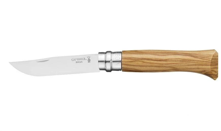 Opinel peilis Nr.8 alyvmedžio rankena dėžutėje