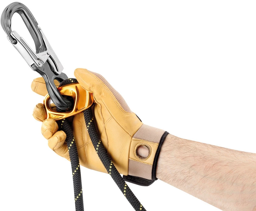 Petzl Eashook Open pilkas/yellow