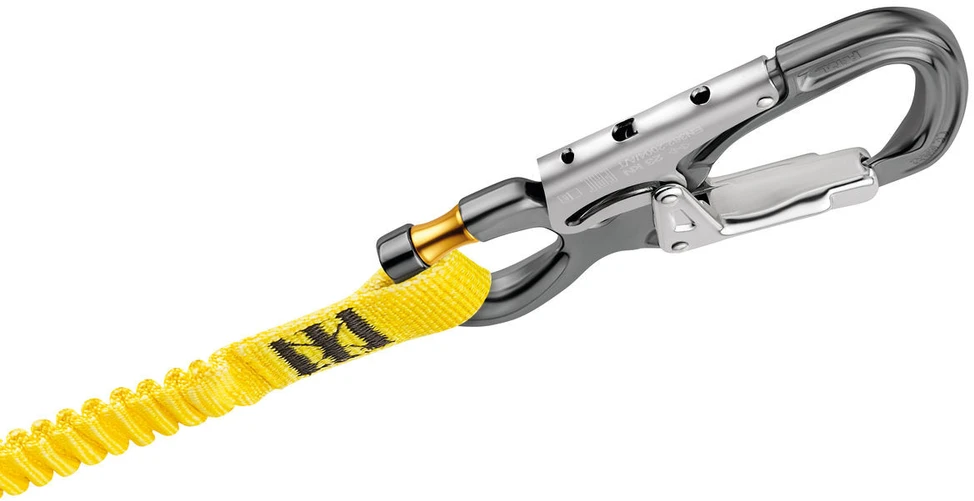 Petzl Eashook Open pilkas/yellow