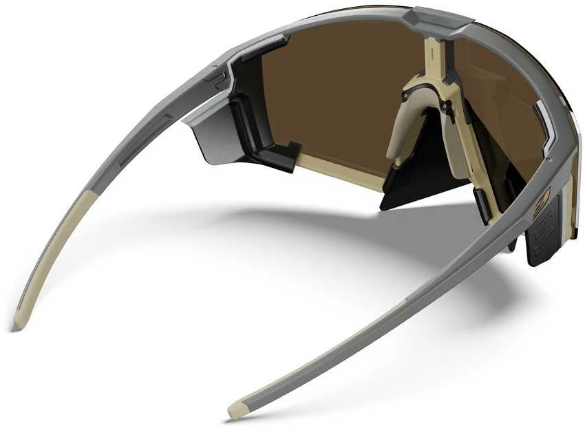 Prancūzija Julbo Edge Cover Marron/Marron Reactive 2-4 saulės akiniai