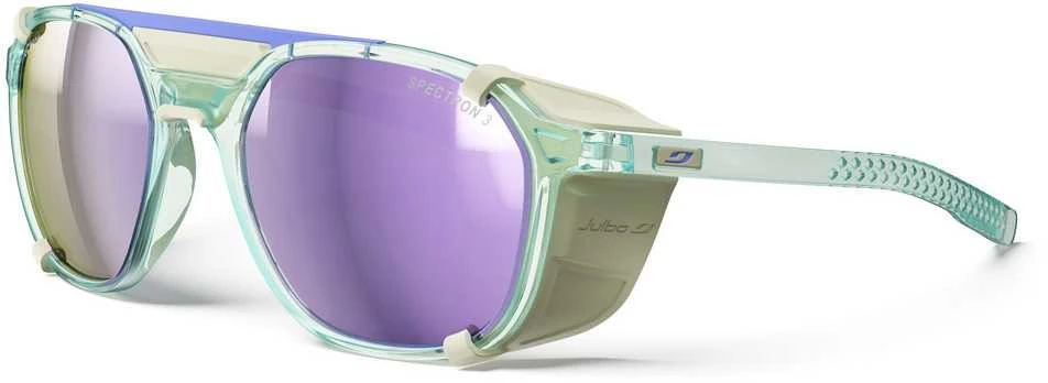 Akiniai Julbo Slack Cover su violetiniais lęšiais ir šoninėmis apsaugomis