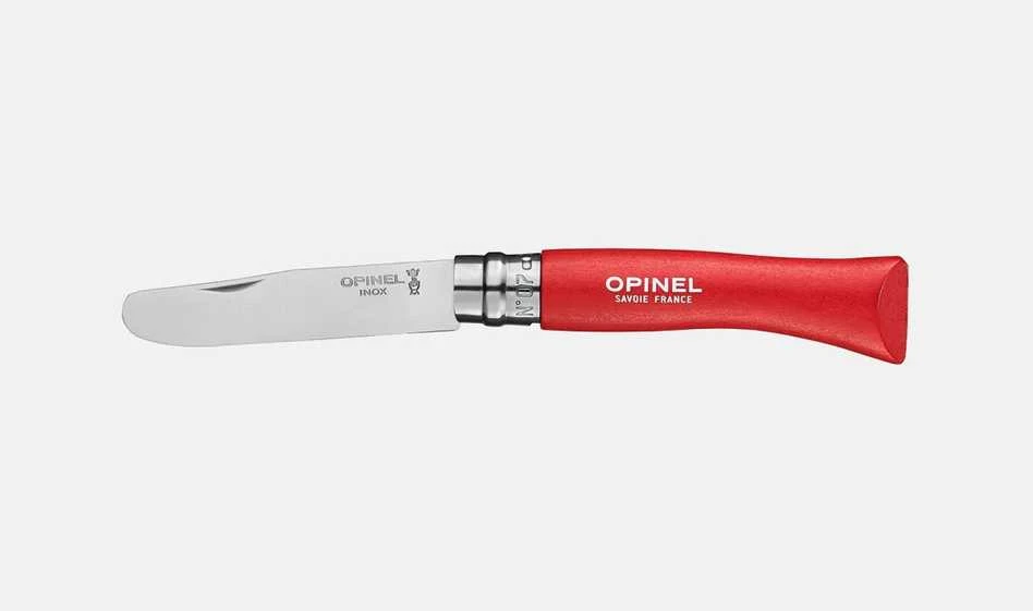 Vaikiškas peilis My first Opinel Nr.7 raudona rankena