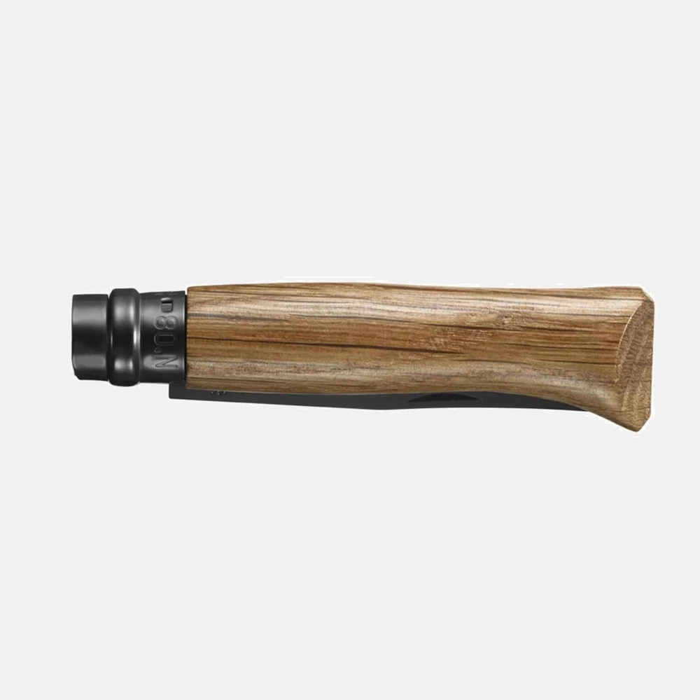 Opinel peilis Nr.8 juodais ašmenimis ir ąžuoline rankena Juodas Oak