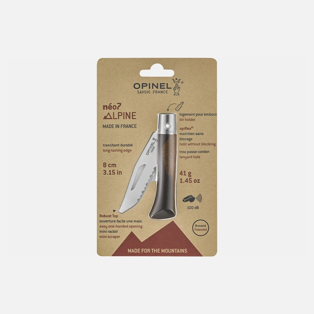 Kišeninis peilis Opinel NEO7 Alpine Juodas Brown