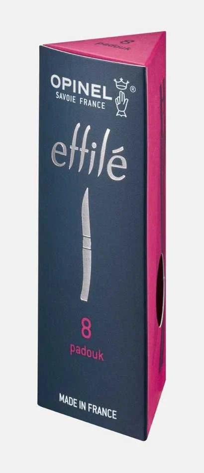 Kišeninis peilis plonais ašmenimis Opinel Nr.08 Afrikietiško koralmedžio rankena