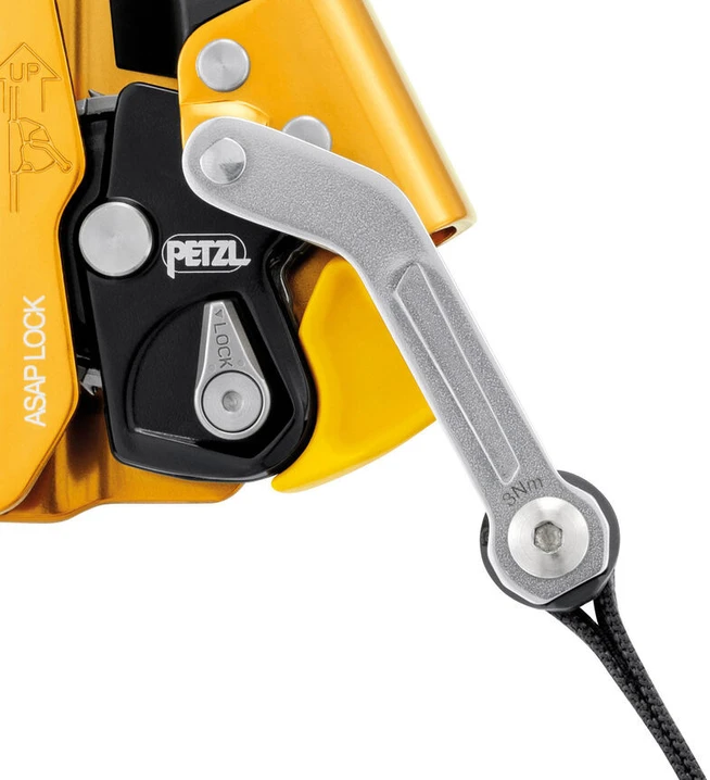Prancūzija Petzl ASAP LOCK – mobilus kritimo stabdymo įrenginys su LOCK funkcija