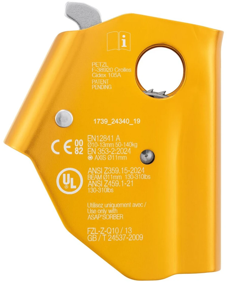 Prancūzija Petzl Asap saugos įtaisas