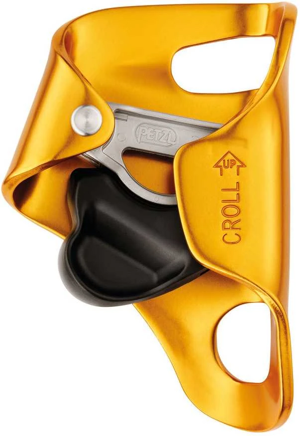 Petzl Croll S pakilimo įrenginys auksinės spalvos