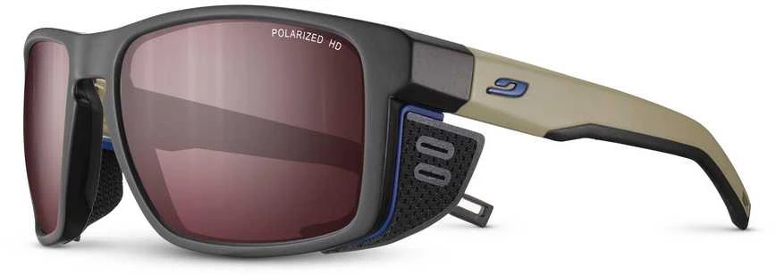 JLB Prancūzija Julbo Shield juodas/ruda/mėlynas SP HD3 polarized saulės akiniai