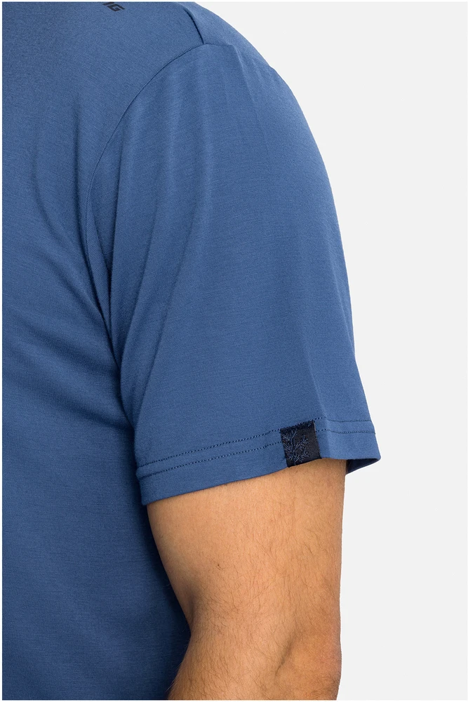 Prancūzija Viking Lenta Bamboo Light Man vyriški bambukiniai marškinėliai Navy - XXXL