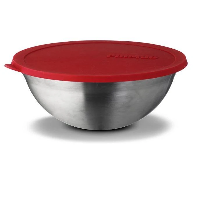 Švedija Primus Campfire serving kit steel bowl with lid and 4 plates