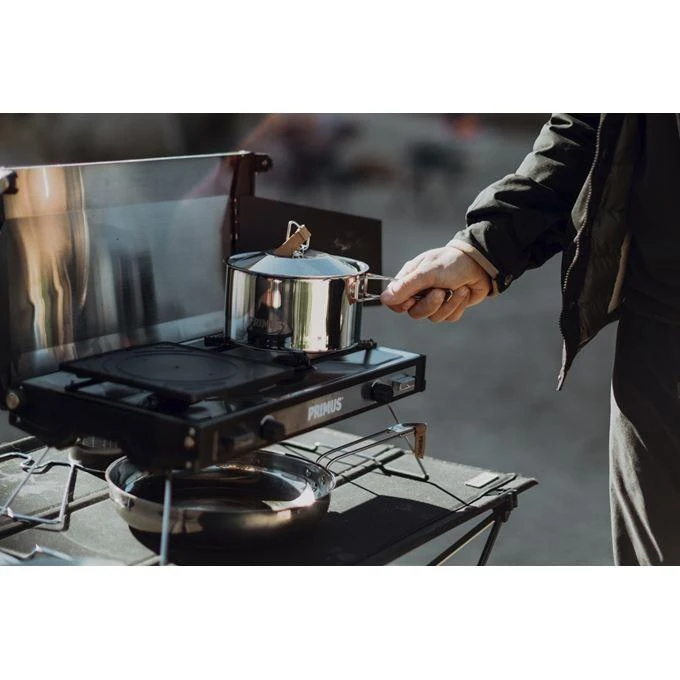 Švedija Puodas Primus Campfire Cookset stainless steel small