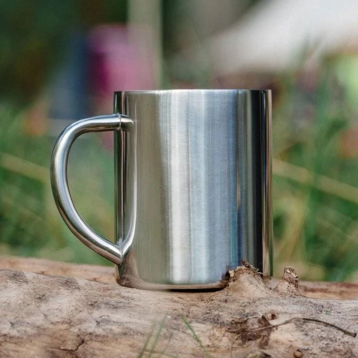 Turistinis puodelis Lifeventure Stainless Steel Camping Mug