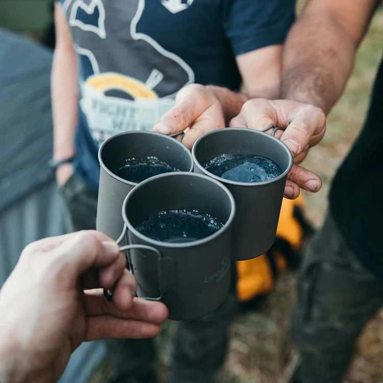 Lifeventure Titanium Mug 0.45L puodelis