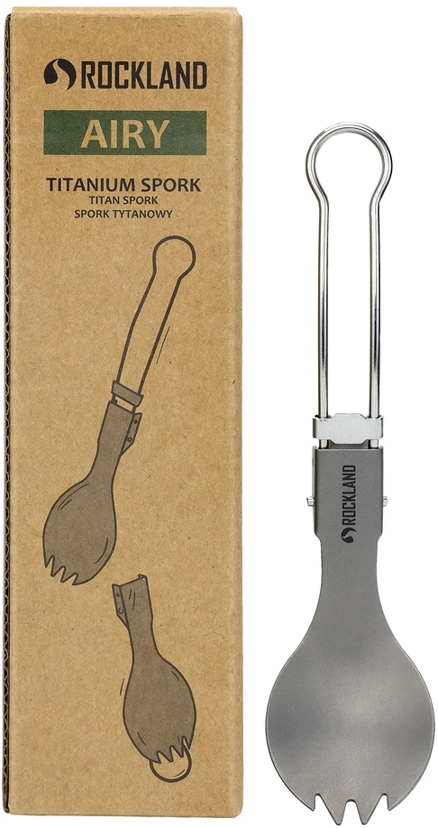 Rockland Airy Titanium Spork sulankstomas titaninis šaukštas-šakutė