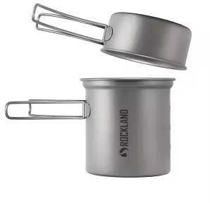 Rockland Travel Pro Titanium 0.75L+0.3L puodų komplektas