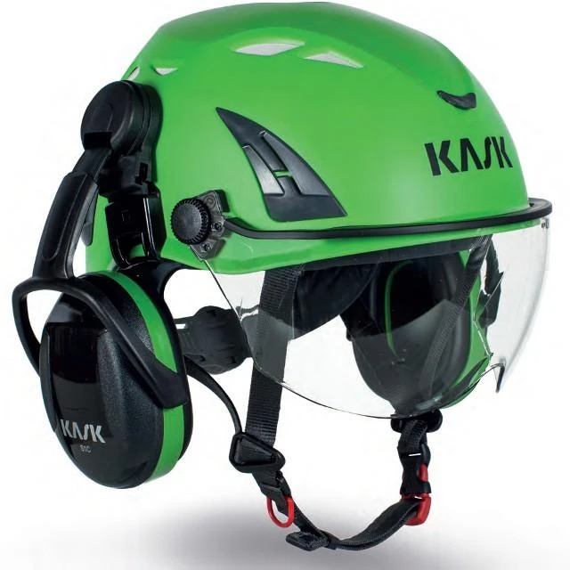 Kask Plasma AQ žalias šalmas su apsauga