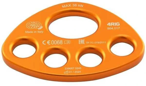Kong 4 Rig tvirtinimo plokštelė – oranžinė