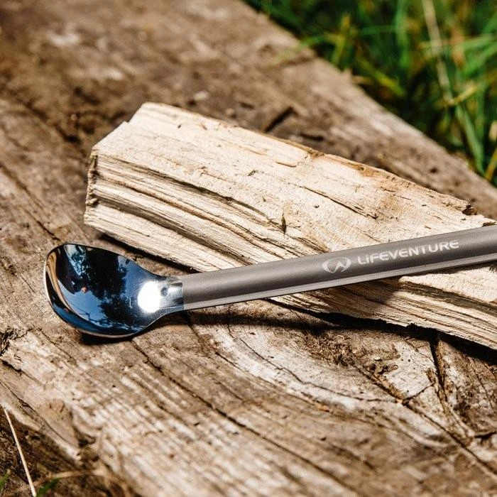 Lifeventure Titanium Long Spoon šaukštas