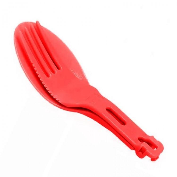 Švedija Valgymo įrankis Primus Folding Spork (Raudona)