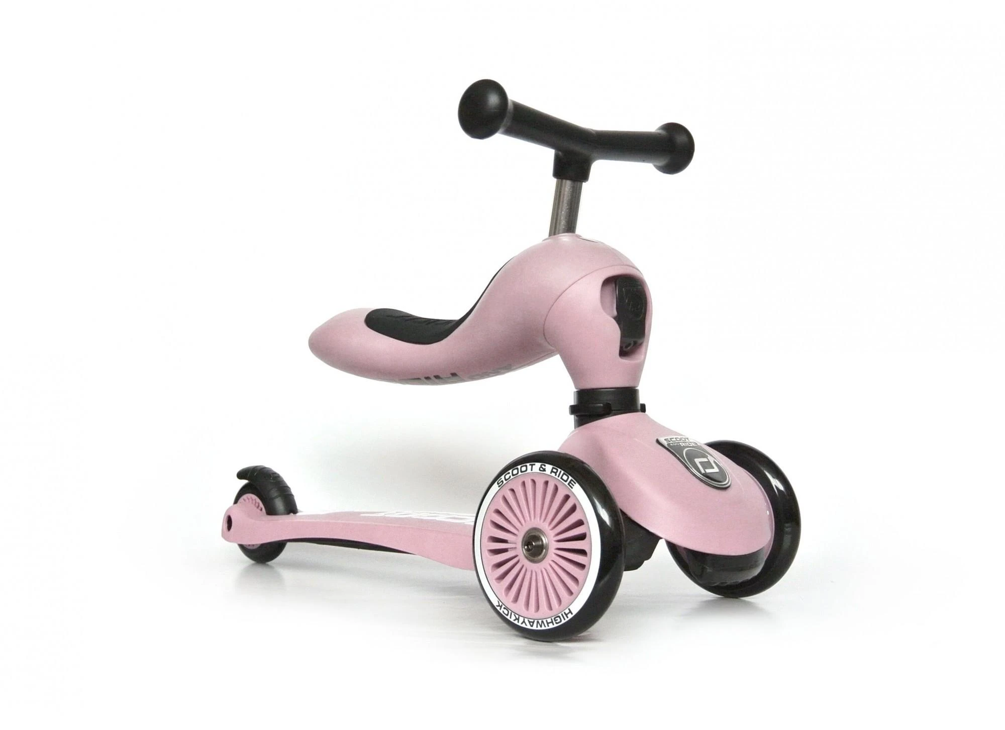 Paspirtukas - balansinis dviratukas  Scoot & Ride Highwaykick 1 2in1 Rose 96270