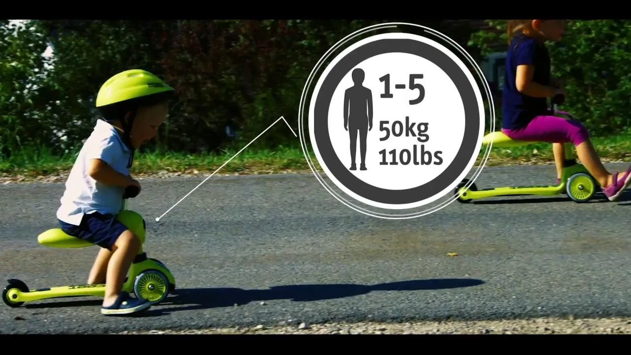 Paspirtukas - balansinis dviratukas Scoot & Ride Highwaykick 1 2in1 Forest 96269